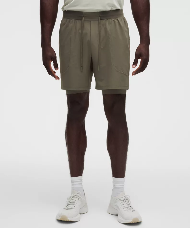 License to Train Lined Short 7" — Army Green